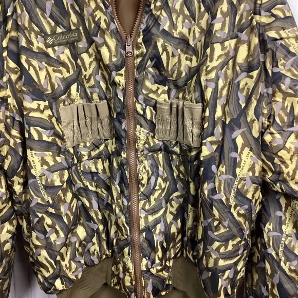 ColumbiaCamo Reversible Bomber Hunting Jacket 80s M
